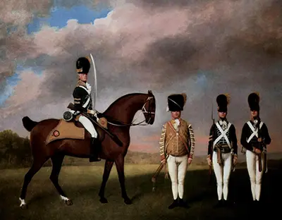 Soldiers of the 10th Dragoon George Stubbs